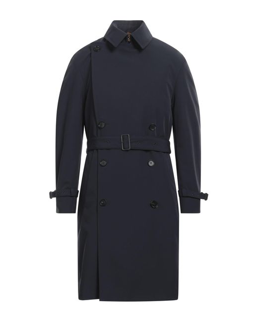 Paoloni Blue Overcoat for men