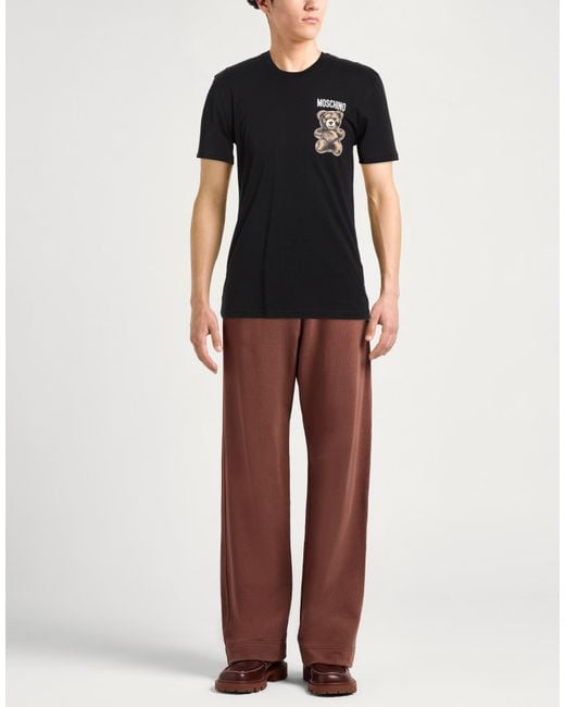Moschino Black Couture T-Shirt Cotton for men