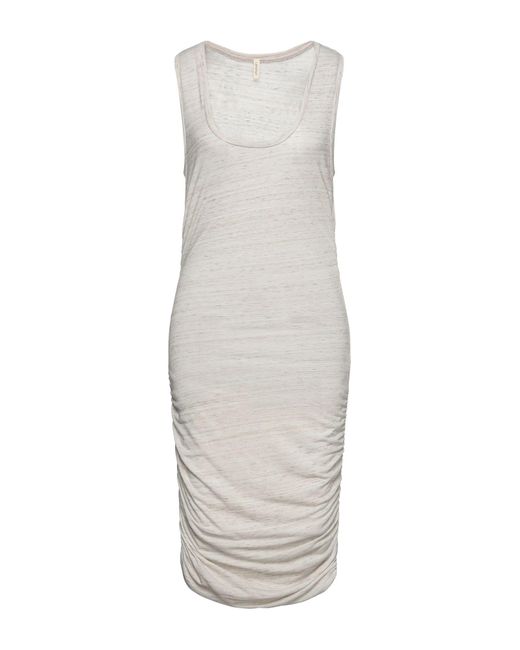 Lanston White Mini Dress Cotton, Modal