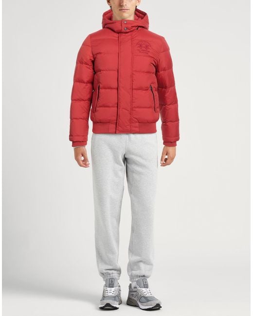 La Martina Pufferjacke Daunenjacke in Rot für Herren Lyst AT