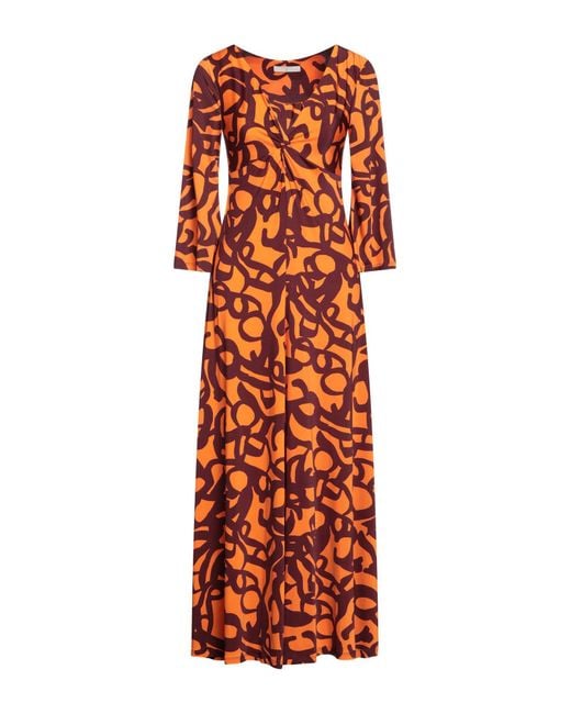 Beatrice B. Orange Maxi Dress