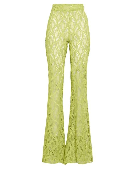 Ermanno Scervino Yellow Life Pants Polyester