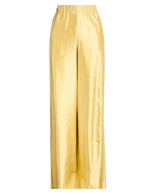 Max Mara Yellow Pants