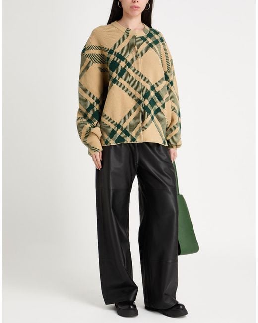Burberry Green Cardigan Wool, Polyamide, Elastane
