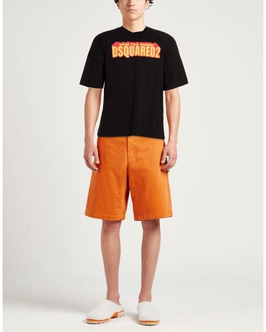 DSquared² Black T-Shirt for men