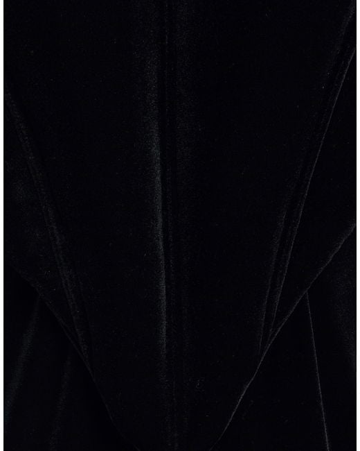 Burberry Black Maxi Dress Polyester, Elastane