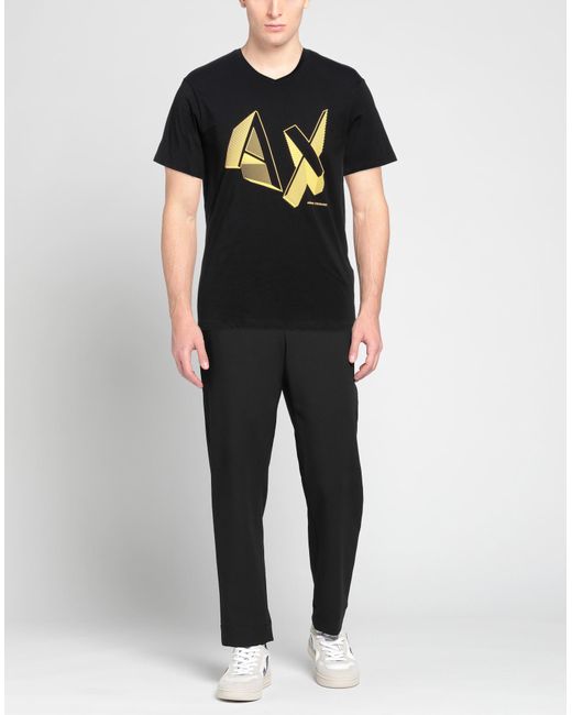 Armani Exchange Black T-shirt for men