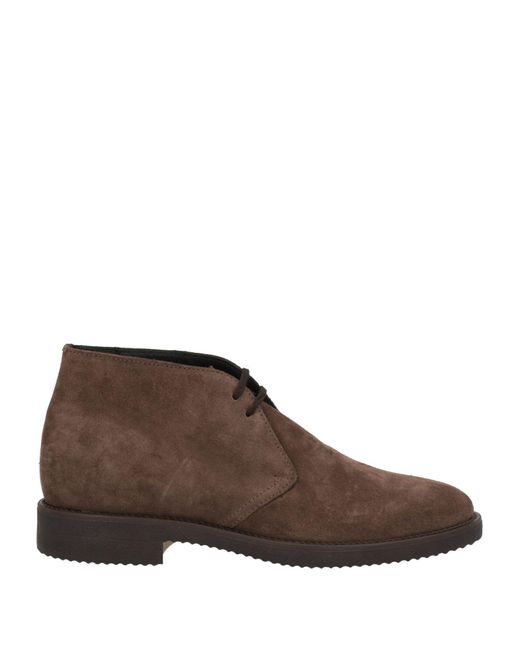 Antica Cuoieria Brown Ankle Boots for men