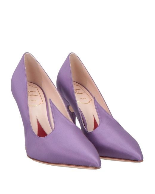 Roger Vivier Purple Pumps