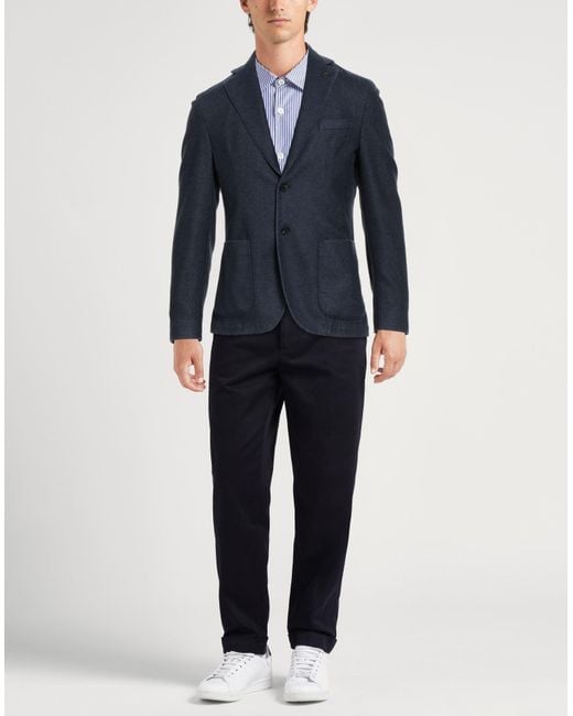 Paoloni Blue Blazers for men