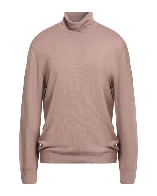 Boglioli Pink Turtleneck for men