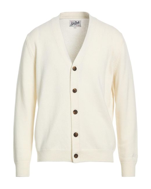 Mc2 Saint Barth White Cardigan for men