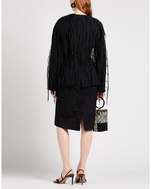 Jacquemus Black Jacket Polyester, Silk