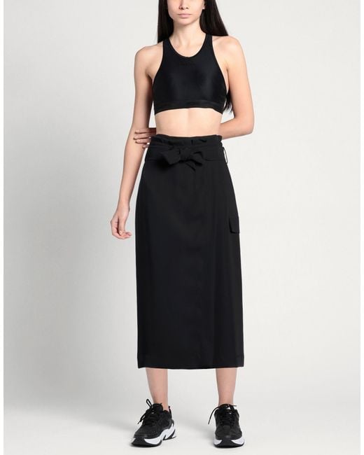 Collection Privée Black Midi Skirt Polyester