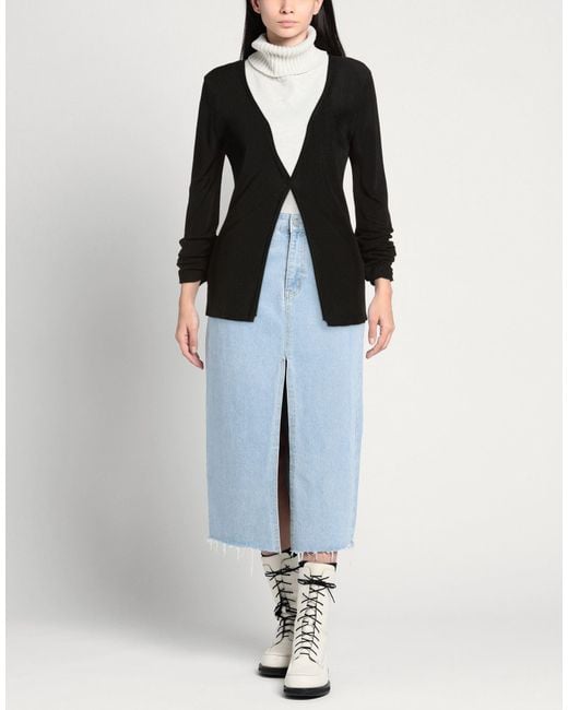 SOLOTRE Black Cardigan Viscose