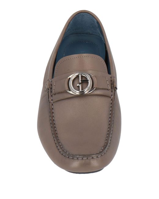 Giorgio Armani Loafer in Grey for Men Lyst UK