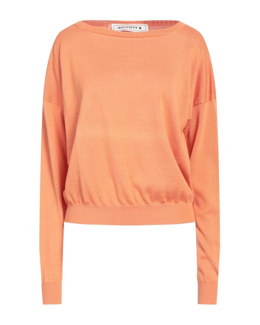 Shirtaporter Orange Sweater