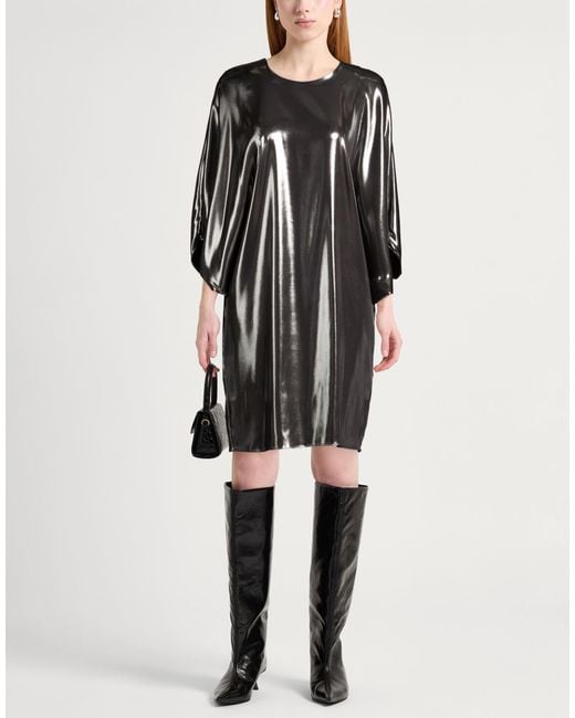 Barbara Bui Black Mini Dress Polyester, Elastane