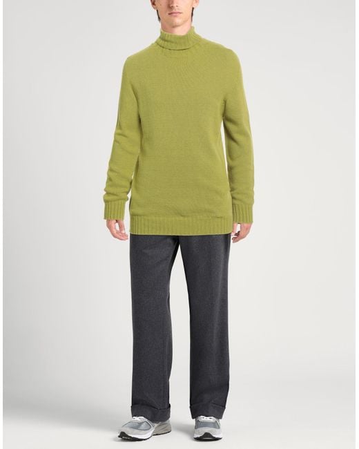 Alpha Studio Green Turtleneck for men