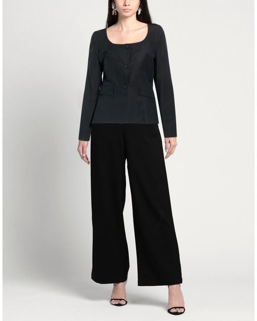 REMAIN STUDIO Black Jacket Lyocell, Linen, Polyester
