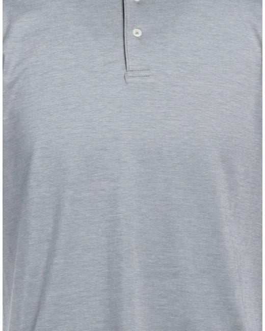 Hackett Gray Polo Shirt Lyocell, Cotton, Elastane for men