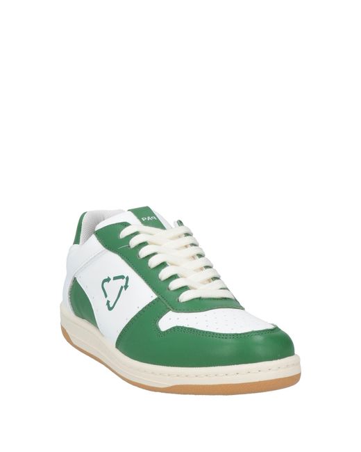 PàP Green Sneakers Textile Fibers, Leather for men