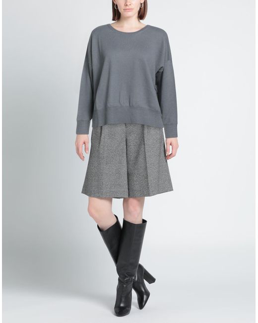 Aragona Gray Sweater Merino Wool