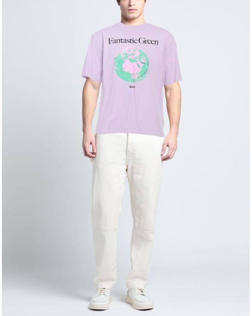 Camiseta MSGM de hombre de color Pink