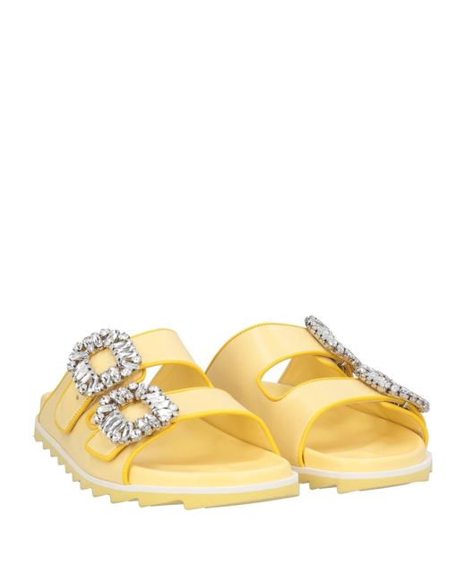 Roger Vivier Metallic Sandals