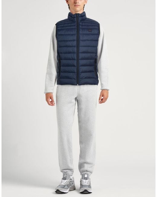 Boss Blue Vests for men