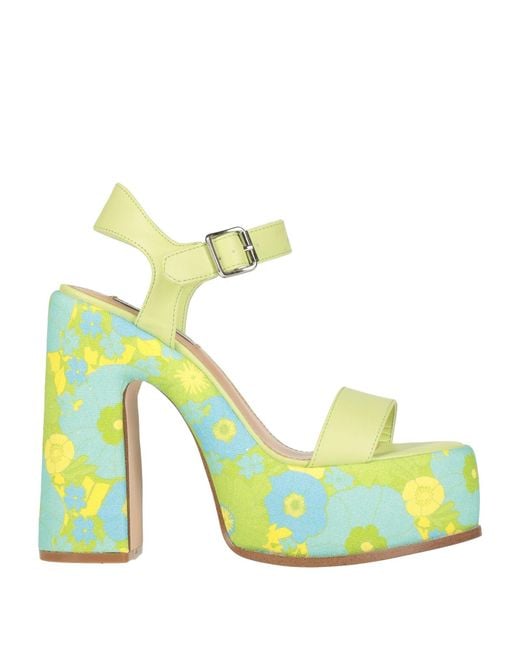 Steve Madden Green Sandals