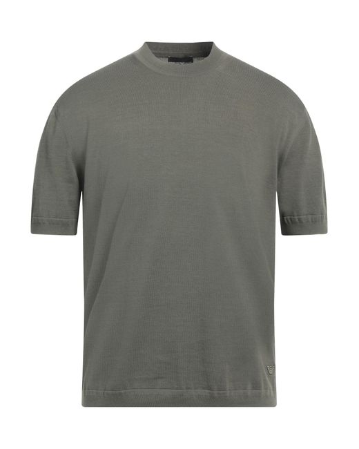 Emporio Armani Gray Sweater for men