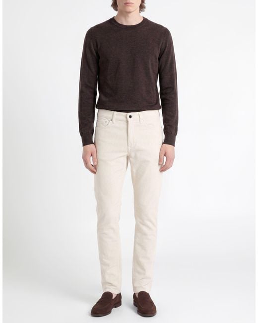 Tela Genova Natural Pants Cotton, Elastane for men