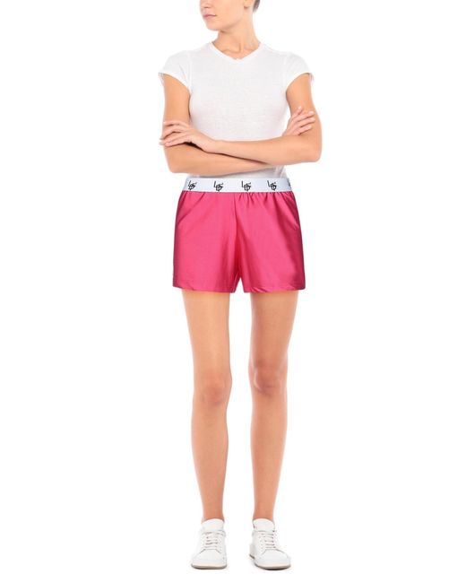 La Fille Des Fleurs Pink Shorts & Bermuda Shorts