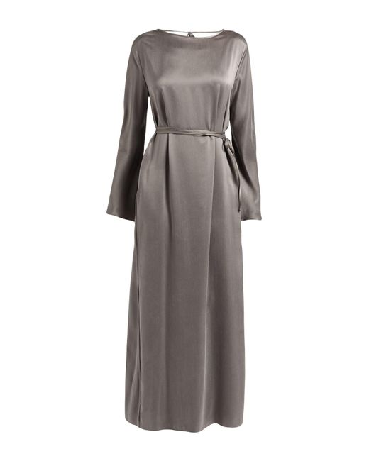Alysi Gray Maxi-Kleid