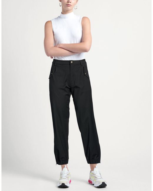 Mason's Blue Pants Polyester, Virgin Wool, Viscose, Elastane