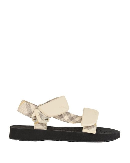Burberry White Sandale
