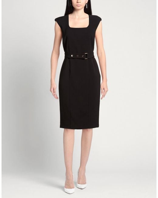 Nenette Black Midi Dresses
