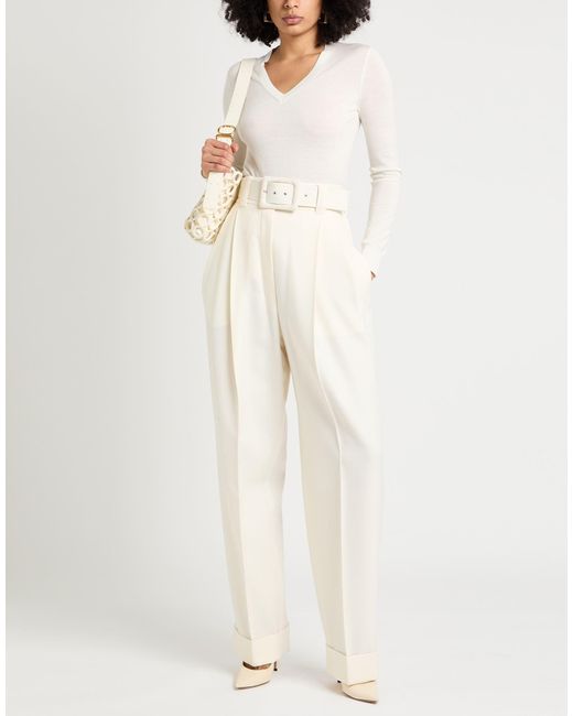 Max Mara White Pants