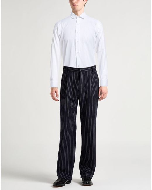 Bagutta White Shirt Linen, Cotton for men
