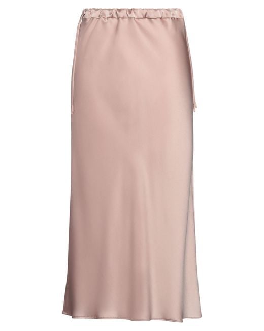 Max Mara Pink Midi Skirt Triacetate, Polyester