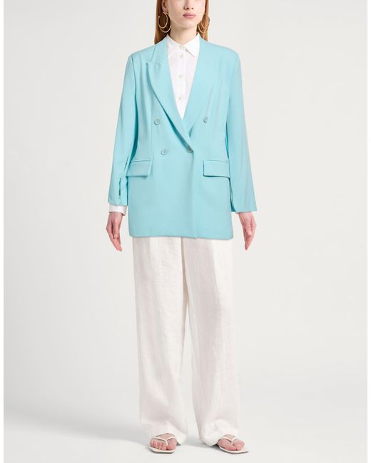 Dixie Blue Sky Blazer Polyester, Viscose, Elastane