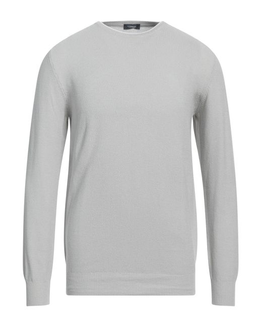 Rossopuro Gray Sweater for men
