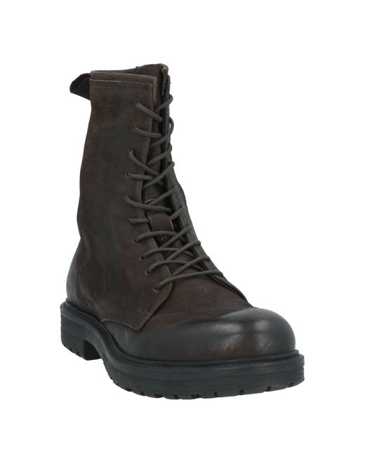 Pawelk's Black Ankle Boots for men