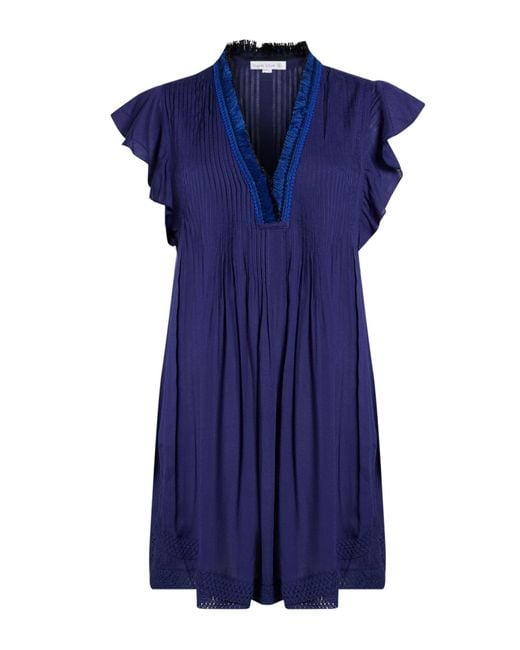 Poupette Blue Mini Dress Viscose