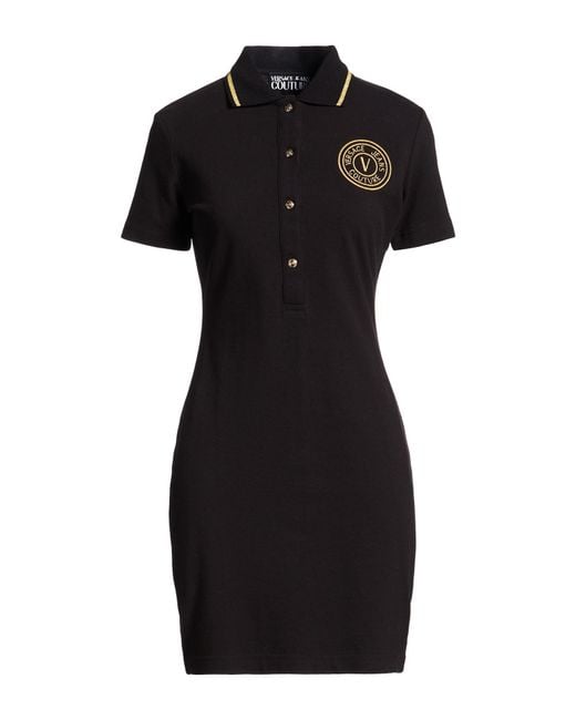 Versace Jeans Couture Black Mini Dresses