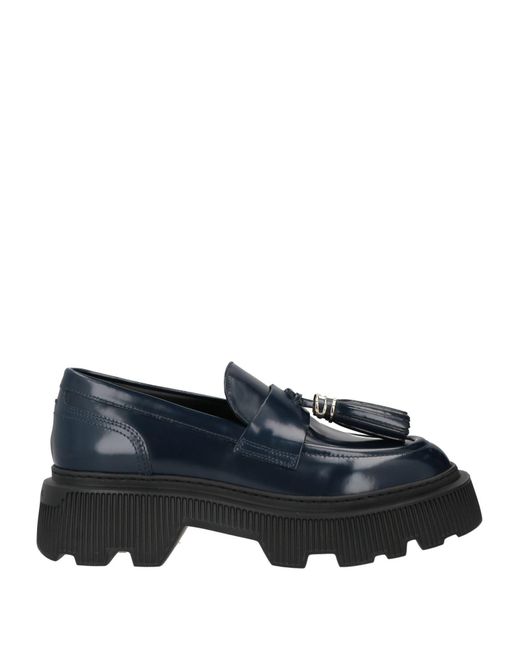 Santoni Black Mokassin