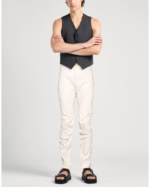 Masnada White Trouser for men