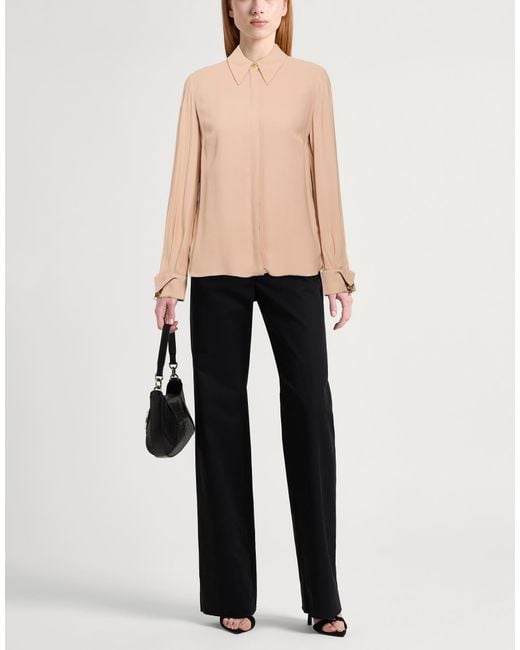 Elisabetta Franchi Natural Blush Shirt Viscose