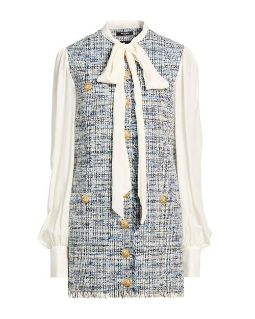 Balmain White Mini Dress